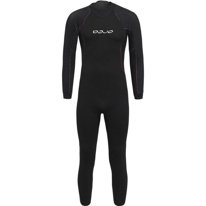 2024 Orca Mens Vitalis Hi-Vis Back Zip Open Water Swim Wetsuit NN27 - Black